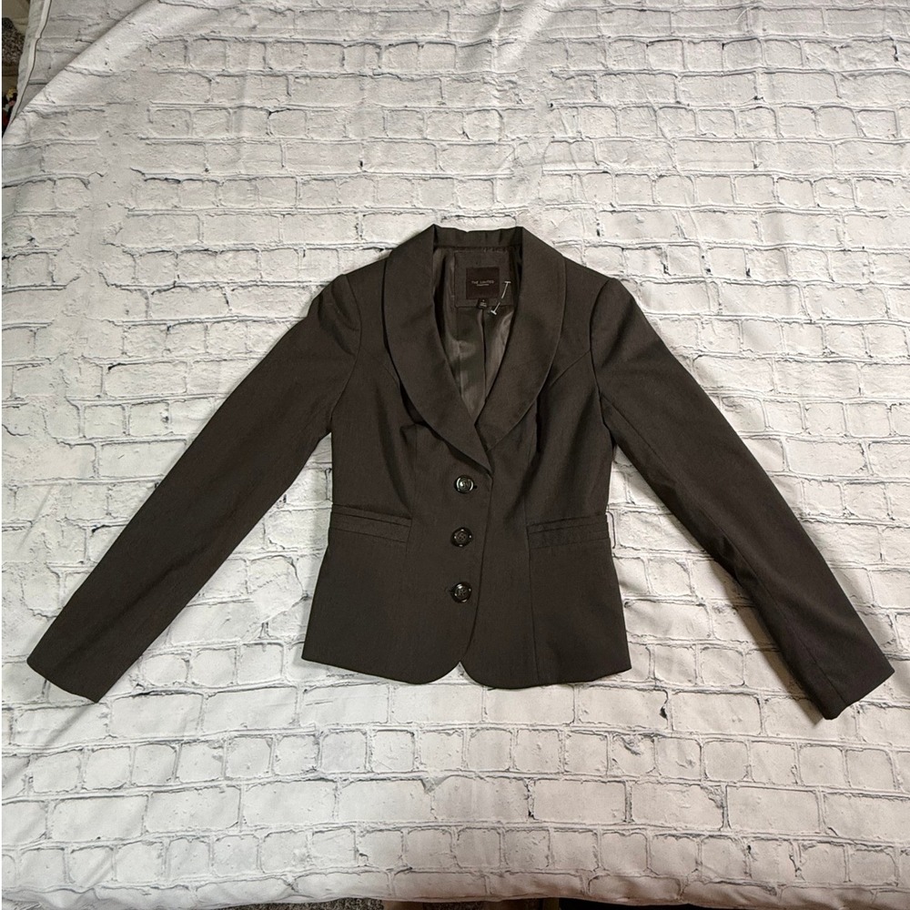 The Limited Blazer Size 4 Brown Tailored Professional Office Dark Academia 90s